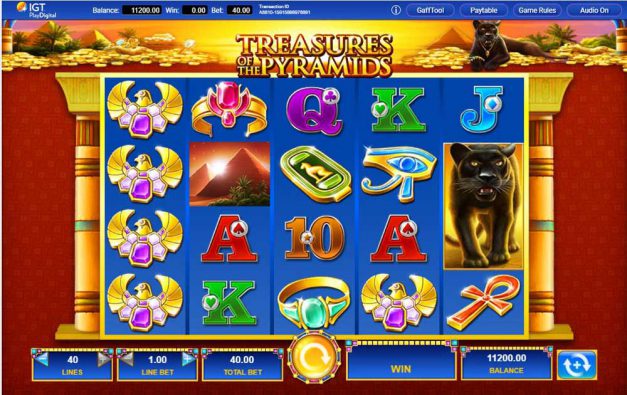 Treasures of the pyramids slot