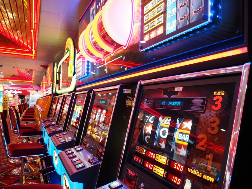 Slot Machine in un casino