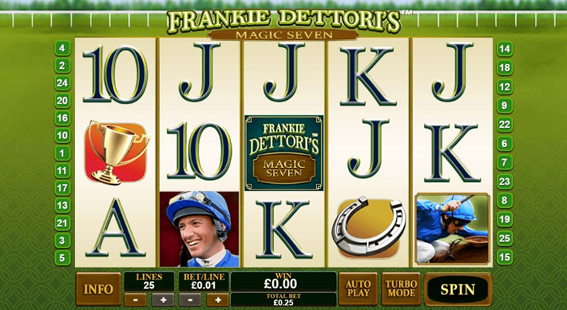 Frankie Dettori Magic 7 slot machine