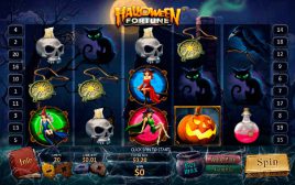 Halloween fortune slot machine