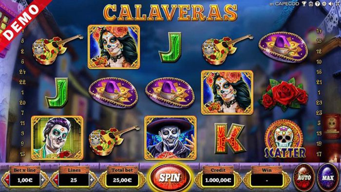 calaveras slot