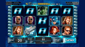 the avengers slot