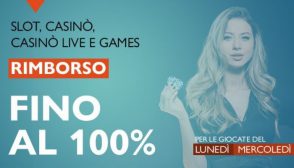 Cashback fino al 100% con Betflag