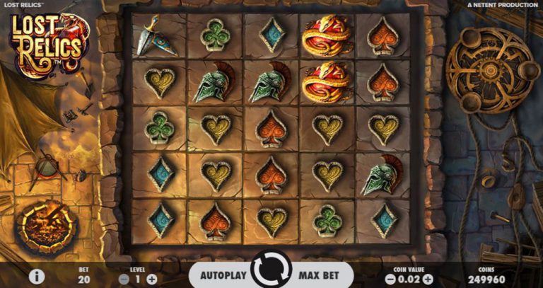Lost Relics slot: dove giocare, trucchi, quanto paga