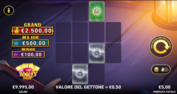 Rogues draw slot